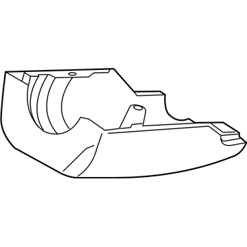 Ford DP5Z-3530-AD Lower Column Cover