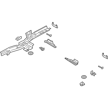 Ford G3GZ-5410124-B Rear Rail Assembly