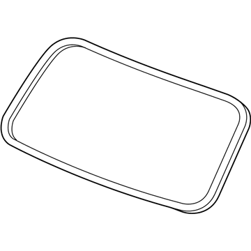 Mopar 55369015AK WEATHERSTRIP-LIFTGATE Glass