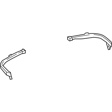 Lexus 55971-33110 Duct, Side Defroster Nozzle, NO.1