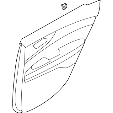 Kia 83308M7000B2J Panel Assembly-Rear Door