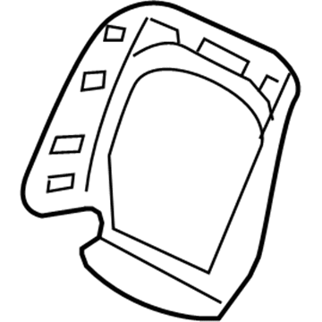 Honda 81528-SNE-A01ZA Cover, L. FR. Seat-Back *NH598L* (ATLAS GRAY)