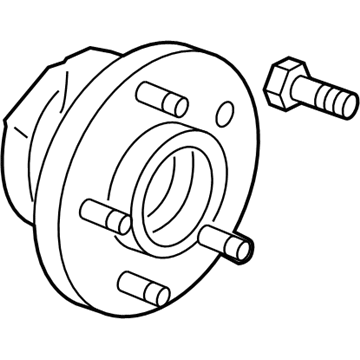 GM 13547478 Hub & Bearing