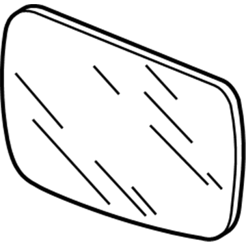 Acura 76253-SZN-A11 Mirror Sub-Assembly, Driver Side (Flat) (Heated)