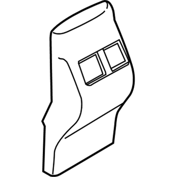 Nissan 96950-1GR0A Console Box Assy-Floor, Rear