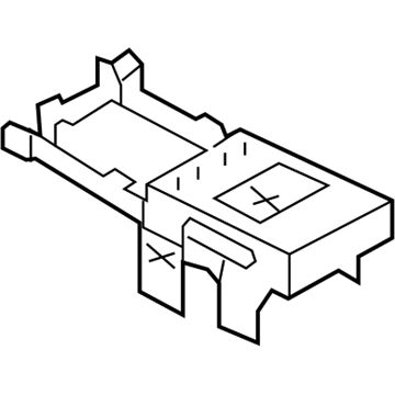 Nissan 96992-1AA0A Reinforce-Console, Front