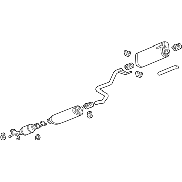 GM 95185640 Muffler & Pipe