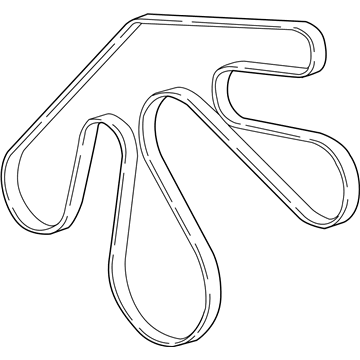 GM 12662028 Serpentine Belt