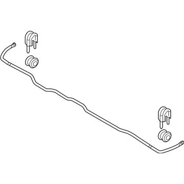 Kia 555102P000SJ Bar Assembly-Rr STABILIZ