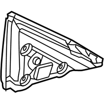 GM 23498789 Mirror Assembly Gasket