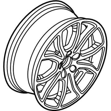 Ford AE5Z-1007-C Wheel, Alloy