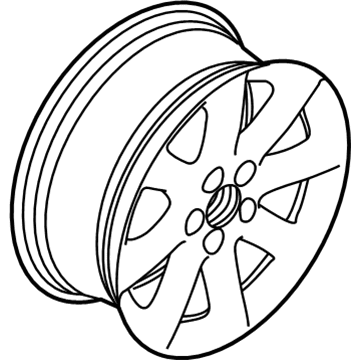 Ford BE5Z-1007-A Wheel, Alloy