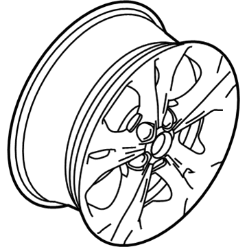 Ford BE5Z-1007-B Wheel, Alloy