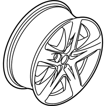 Ford AE5Z-1007-A Wheel, Alloy