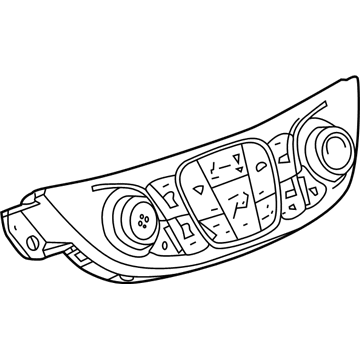 GM 84413273 Dash Control Unit