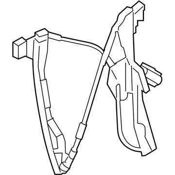 GM 20774596 Front Side Door Window Regulator Assembly