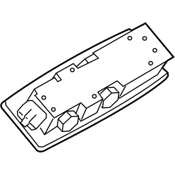 BMW 63-31-9-202-921 Interior Reading Light Rear Left