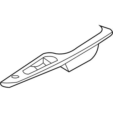 Nissan 80960-JA00A Finisher-Power Window Switch, Front RH