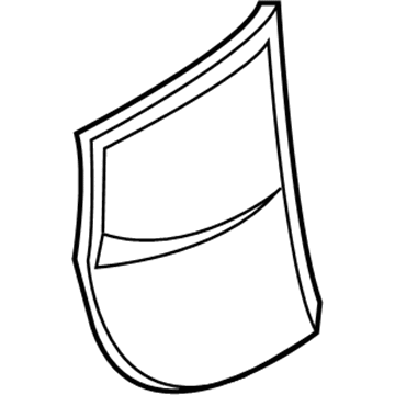 BMW 51-77-3-413-243 Cover, Side Panel, Primed Left