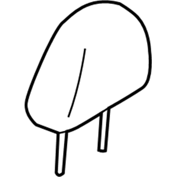 Nissan 86400-9KF1A Headrest Assy-Front Seat