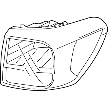 Kia 92410A9120 Lens & Housing-Rear Combination Outside