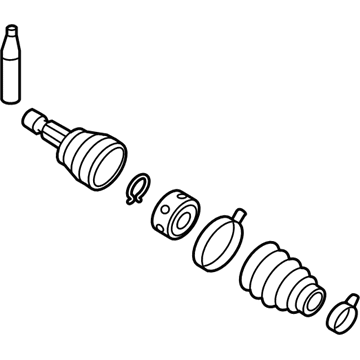 Nissan C92DA-JA02A Dust Boot Kit-Repair, Outer