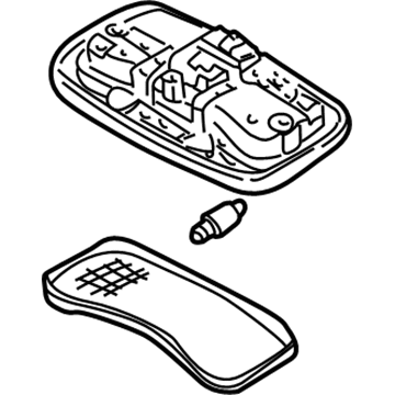 Kia 0K34W51310BT Lamp-Room