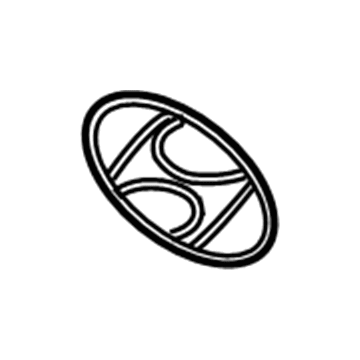 Hyundai 86300-3A000 Symbol Mark Emblem