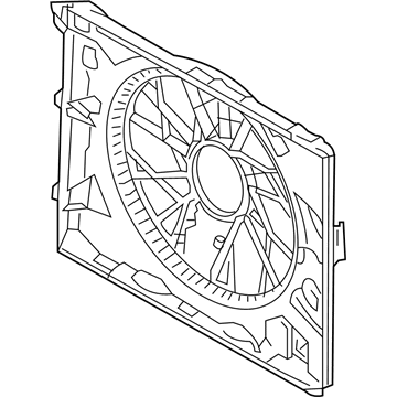 BMW 17-42-7-533-274 Fan Shroud