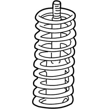 Hyundai 55350-39800--DS Spring-Rear