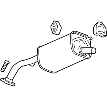 GM 42364320 Rear Muffler