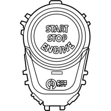 BMW 61-31-6-842-093 STARTER/STOP SWITCH