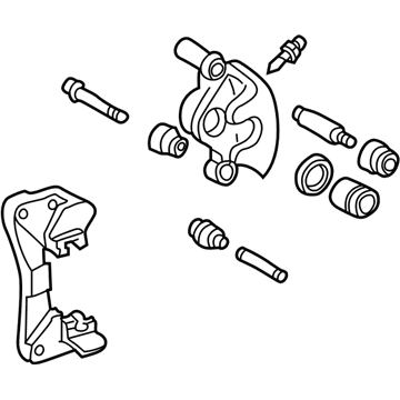 Lexus 47750-33100 Rear Driver Disc Brake Cylinder Assembly