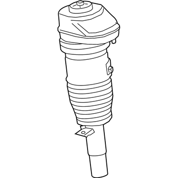 BMW 37-10-6-869-035 AIR SPRING STRUT, FRONT LEFT