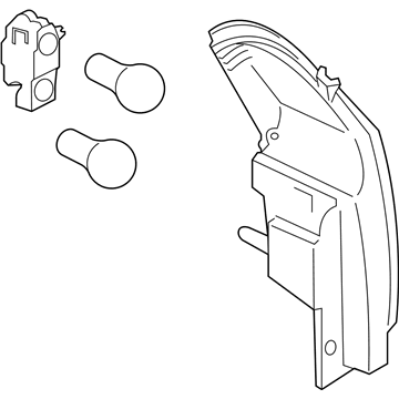 Ford GN1Z-13404-J Tail Lamp Assembly