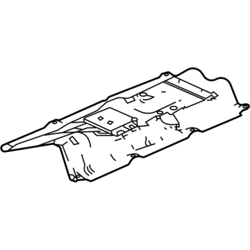 Acura 74600-TGY-A00 Baffle, Front Floor