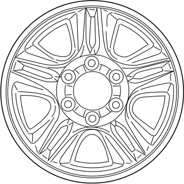Lexus 42611-60A20 Wheel, Disc