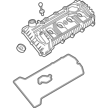 Hyundai 22410-3F500 Cover Assembly-Rocker, LH