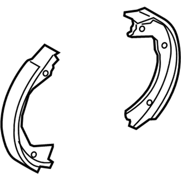 Hyundai 58305-3TA50 Shoe & Lining Kit-Rear Parking Brake