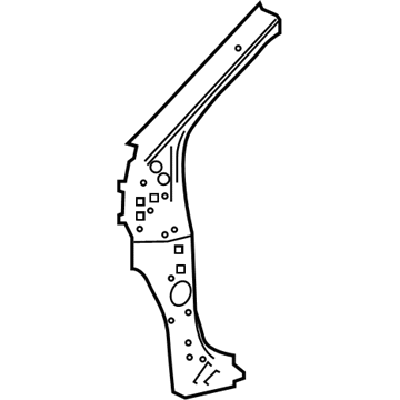 Toyota 61109-12310 Hinge Pillar Reinforcement