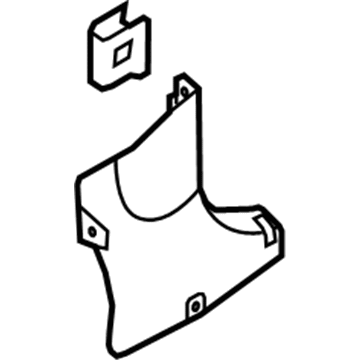 Kia 858241M000WK Trim Assembly-COWL Side