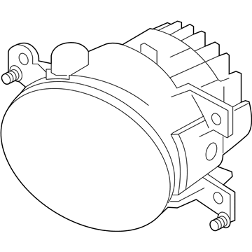 Infiniti 26155-4AM0B Lamp Fog LH