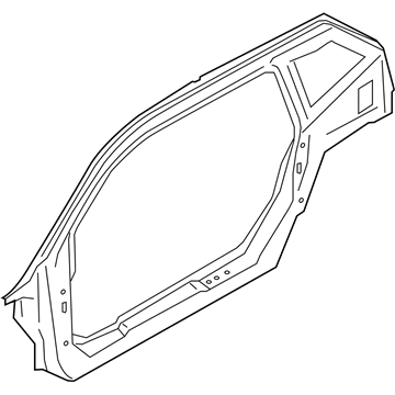 BMW 41-00-7-451-585 Side Frame, Exterior, Left