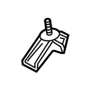 BMW 41-00-7-355-390 Holder, C-Pillar, Bottom Right