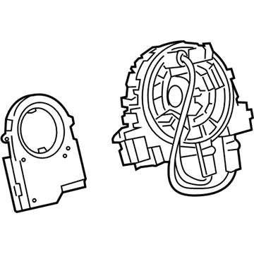 Lexus 84307-48150 Spiral Cable Sub-Assembly With Sensor