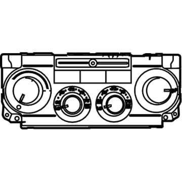 Mopar 55111872AD Air Conditioning And Heater Control