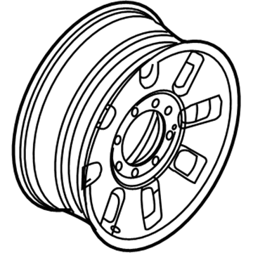 Ford 7C3Z-1007-A Wheel, Alloy