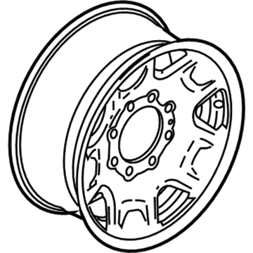 Ford 5C3Z-1015-SA Wheel, Steel