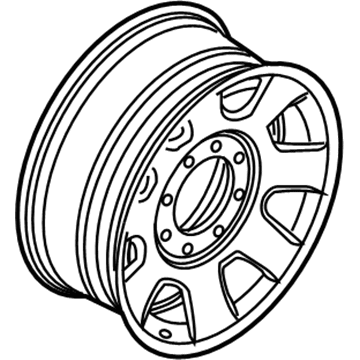 Ford 7C3Z-1007-C Wheel, Alloy