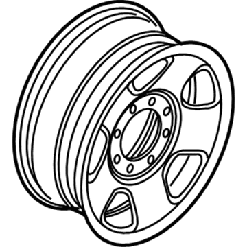 Ford 8C3Z-1007-A Wheel, Alloy